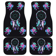 Load image into Gallery viewer, Dreamcatcher and Flower Watercolor Car Floor Mats