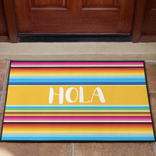Load image into Gallery viewer, Hola serape style design doormat