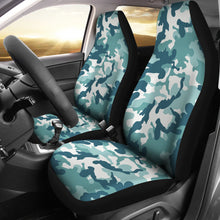 Load image into Gallery viewer, Mint Camouflage Car Seat Covers Camo Pattern