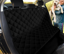 Load image into Gallery viewer, Solid Rich Black Pet Hammock Back Seat Cover
