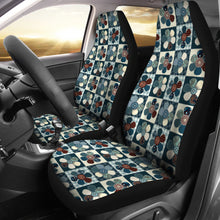 Load image into Gallery viewer, Patchwork Style Flower Pattern Car Seat Covers