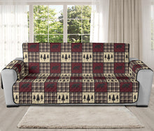 Load image into Gallery viewer, Fall Color Bear Plaid Sofa