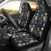 Load image into Gallery viewer, Black With Boho Pattern Car Seat Covers