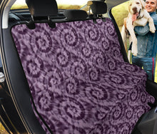 Load image into Gallery viewer, Purple Tie Dye Back Seat Cover Seat Protector For Pets