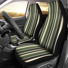 Load image into Gallery viewer, Tuscan Earth Tone Natural Colored Striped Car Seat Covers