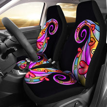 Load image into Gallery viewer, Colorful Abstract Swirls Car Seat Covers Set