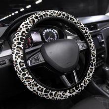 Load image into Gallery viewer, Small Print Snow Leopard Steering Wheel Cover