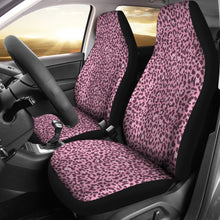Load image into Gallery viewer, Pink Leopard Print Car Seat Covers Leopard Skin