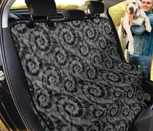 Load image into Gallery viewer, Black Gray Tie Dye Pet Car Seat Cover For Back Seat
