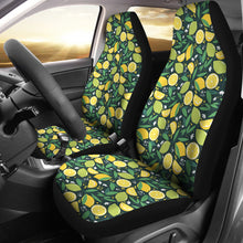Load image into Gallery viewer, Lemon Lime Citrus Pattern Car Seat Covers Set