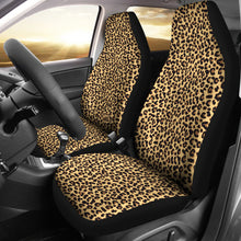 Load image into Gallery viewer, Light Colored Leopard Print Car Seat Covers Set