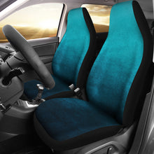 Load image into Gallery viewer, Teal Ombre Car Seat Covers Watercolor
