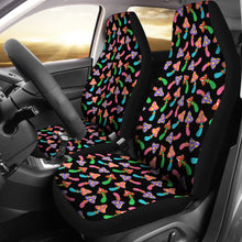 Load image into Gallery viewer, Bright Colorful Mushroom Pattern Car Seat Covers Set
