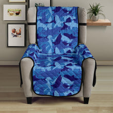 Load image into Gallery viewer, Blue Camo Shark Recliner