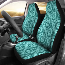 Load image into Gallery viewer, Turquoise Tie Dye Car Seat Covers Seat Protectors