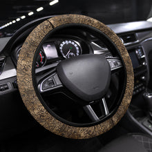 Load image into Gallery viewer, Faux Tooled Leather Steering Wheel Cover