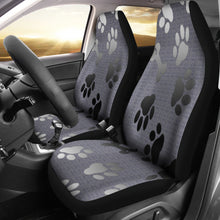 Load image into Gallery viewer, Silver bones & paws Car Seat Cover