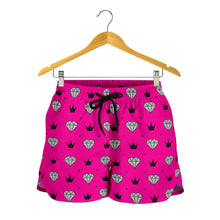 Load image into Gallery viewer, Hot Pink Bling Pattern Shorts For Beach or Gym XS-4XL