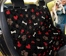 Load image into Gallery viewer, Dog Love Pattern Pet Seat Cover Protector For Back Bench Seat