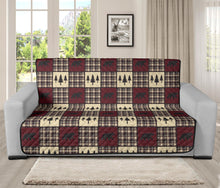 Load image into Gallery viewer, Fall Color Bear Plaid Sofa