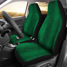 Load image into Gallery viewer, Green and Black Lizard Snake Skin Scales Car Seat Covers Seat Protectors