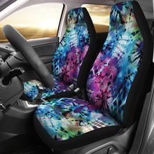 Load image into Gallery viewer, Rainbow Tie Dye Car Seat Covers