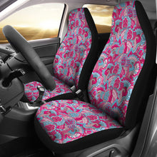 Load image into Gallery viewer, Pink and Blue Floral Car Seat Covers