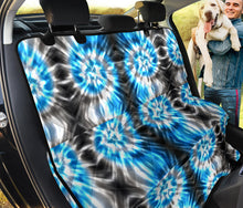 Load image into Gallery viewer, Blue Tie Dye Pet Car Back Seat Cover