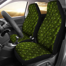 Load image into Gallery viewer, Dragon Scales Car Seat Covers Green Fantasy Mythology