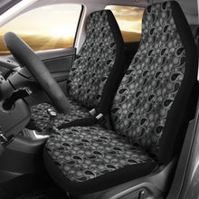 Load image into Gallery viewer, Gray Paisley Bandana Print Car Seat Covers Set