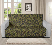 Load image into Gallery viewer, Camo Futon Protector Couch Cover Green, Brown, Gray Camouflage 70" Seat Width