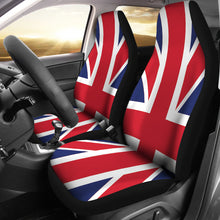 Load image into Gallery viewer, Union Jack Car Seat Covers Set of 2