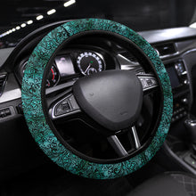 Load image into Gallery viewer, Faux Tooled Leather Steering Wheel Cover