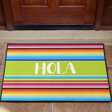 Load image into Gallery viewer, Hola serape style design doormat