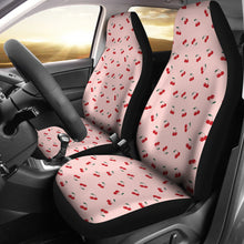 Load image into Gallery viewer, Pink With Red Cherry Pattern Car Seat Covers Set