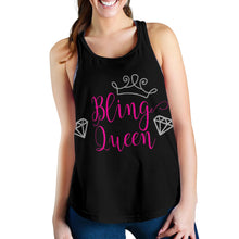 Load image into Gallery viewer, Bling Queen Racerback Tank Top