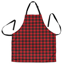 Load image into Gallery viewer, Red Buffalo Plaid Women's Apron