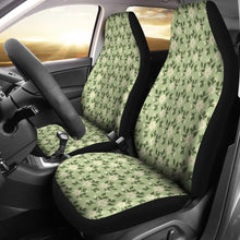 Load image into Gallery viewer, Mint With Jasmine Flowers Car Seat Covers