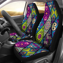 Load image into Gallery viewer, Purple Ethnic Pattern Car Seat Cover