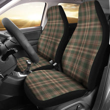 Load image into Gallery viewer, Woodland Plaid Green, Brown Car Seat Covers Set