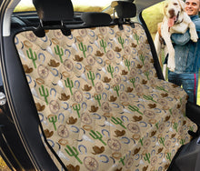 Load image into Gallery viewer, Western Pattern Dog Hammock Back Seat Cover For Pets With Sand