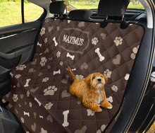 Load image into Gallery viewer, Maximus Brown Paw Print Dog Hammock