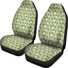 Load image into Gallery viewer, Mint With Jasmine Flowers Car Seat Covers