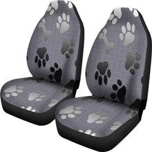 Load image into Gallery viewer, Silver bones & paws Car Seat Cover