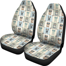 Load image into Gallery viewer, Patchwork Style Owl Pattern Car Seat Covers