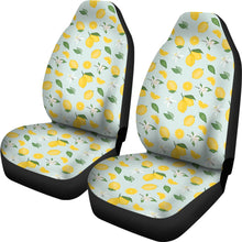 Load image into Gallery viewer, Minty Lemon Pattern Car Seat Covers Set