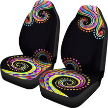 Load image into Gallery viewer, Colorful Watercolor Abstract Swirls Car Seat Covers