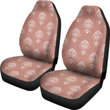 Load image into Gallery viewer, Rose Gold Damask Pattern Car Seat Covers Set