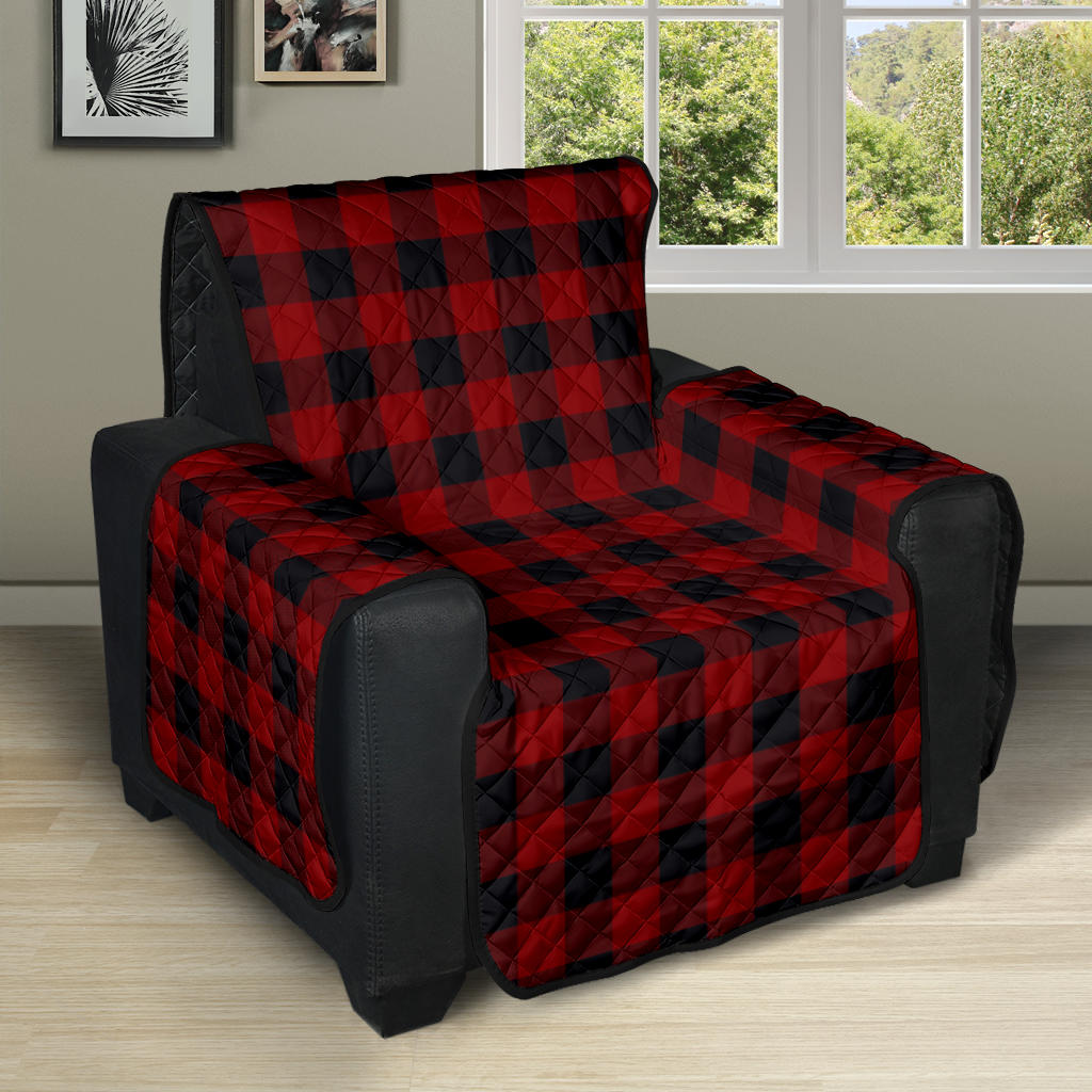 Plaid recliner online cover