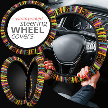 Load image into Gallery viewer, Leopard Serape Steering Wheel Cover